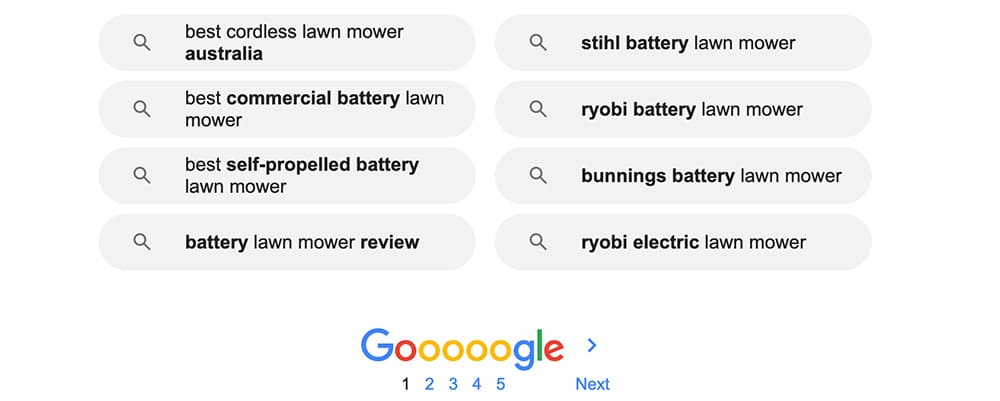 Google Related Searches - MasterWebPro
